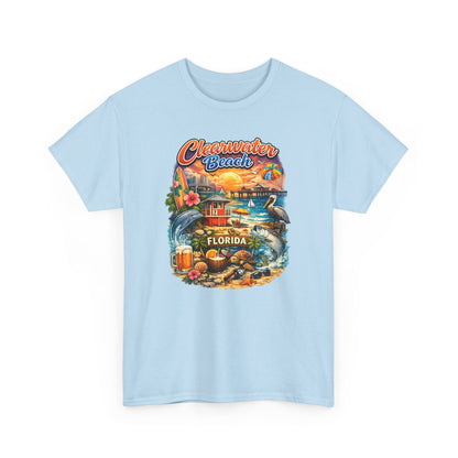Clearwater Beach Florida Vintage Vacation T-Shirt
