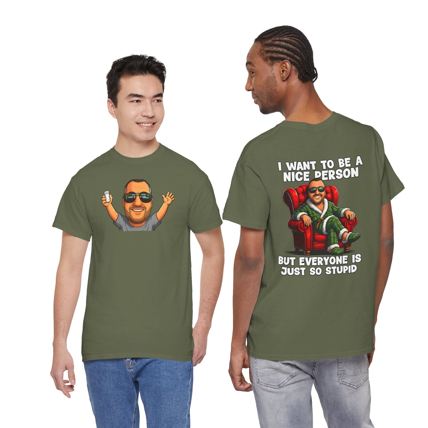 I Want To Be A Nice Person Tee — Funny Sarcastic Graphic T-Shirt