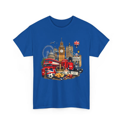 London Landmarks T‑Shirt — British Icons Collage Tee