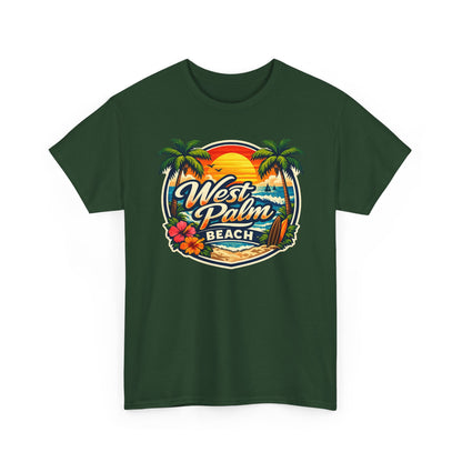 West Palm Beach Retro Sunset T-Shirt