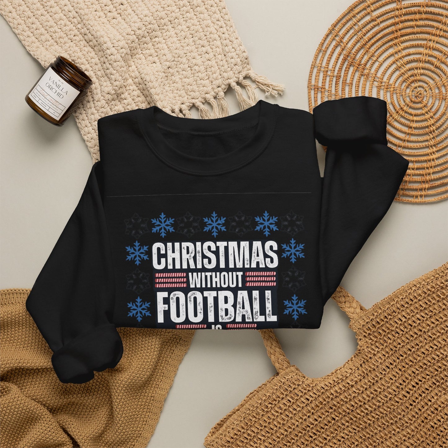 Christmas Without Football is Nothing Crewneck Sweatshirt