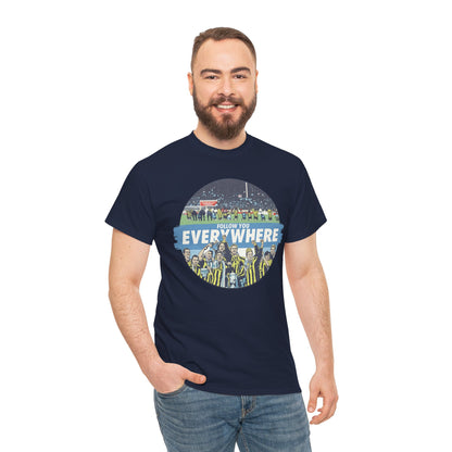 Manchester City T-Shirt — Follow Me Everywhere Soccer Fan Design