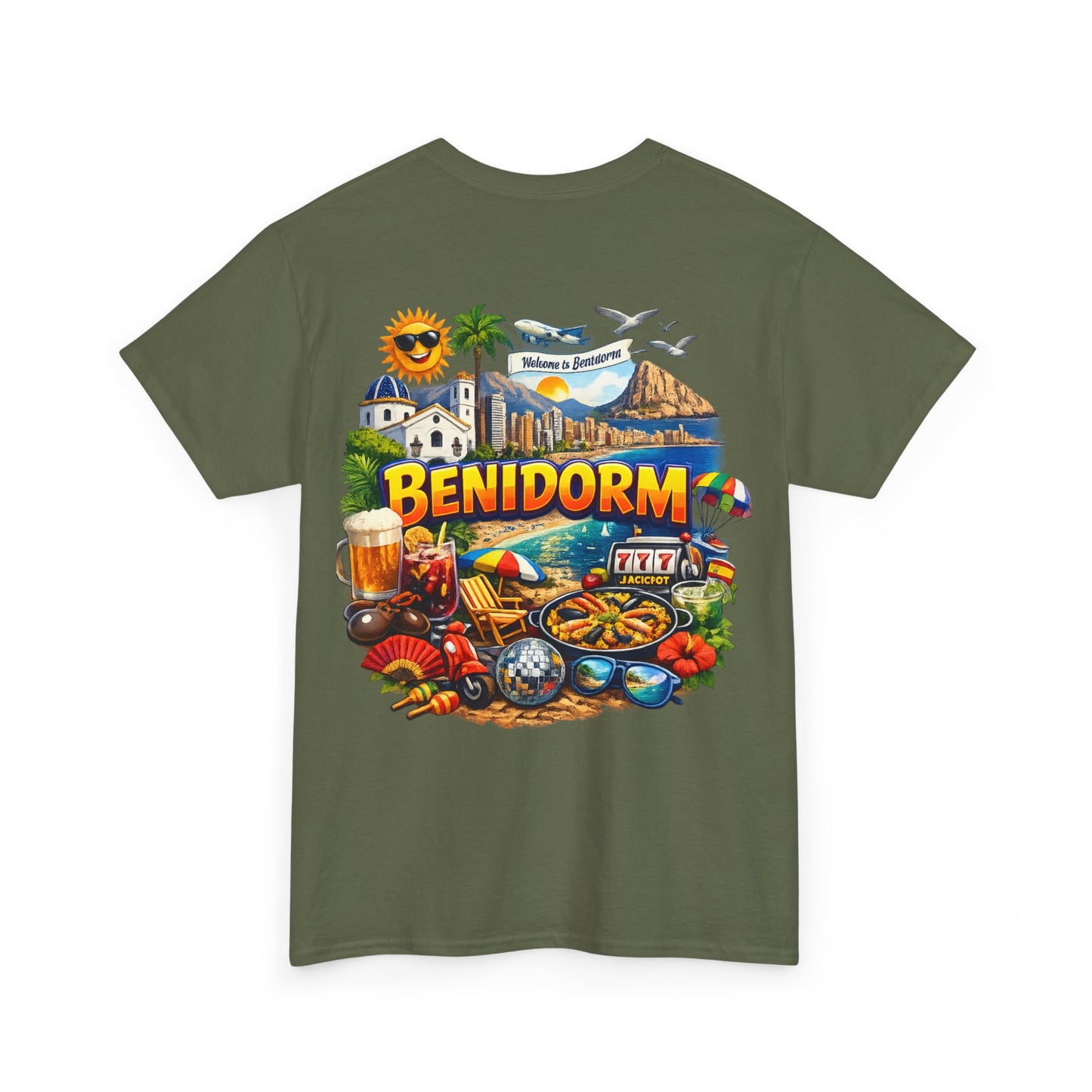 Benidorm Souvenir T‑Shirt — Spain Beach Holiday Graphic Tee