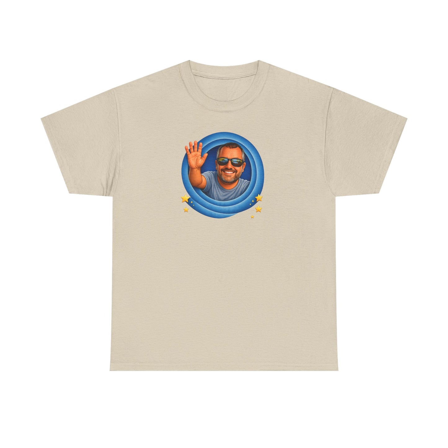 T-Shirt — "That's All, Folks!" Waving Portrait Graphic Tee