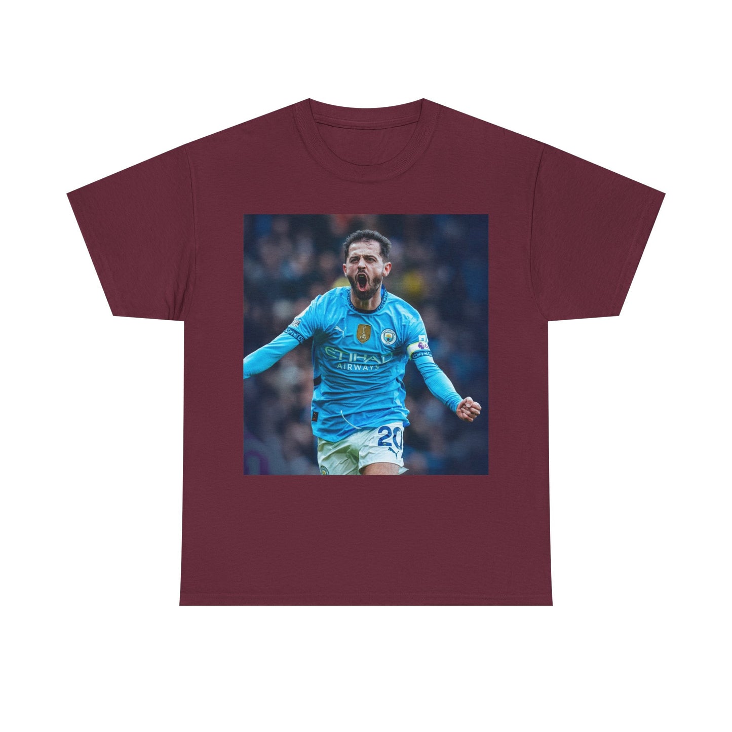Bernardo Silva Tribute Tee – Inspirational Letter & Celebrating Goal Moment