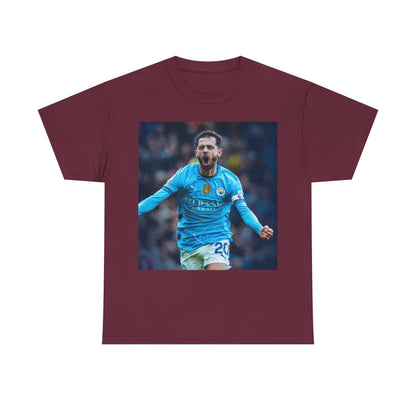 Bernardo Silva Tribute Tee – Inspirational Letter & Celebrating Goal Moment