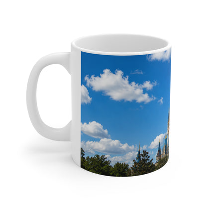 Magic Kingdom Castle Photo Coffee Mug – Scenic Fairytale Castle Ceramic Mug (11oz & 15oz)