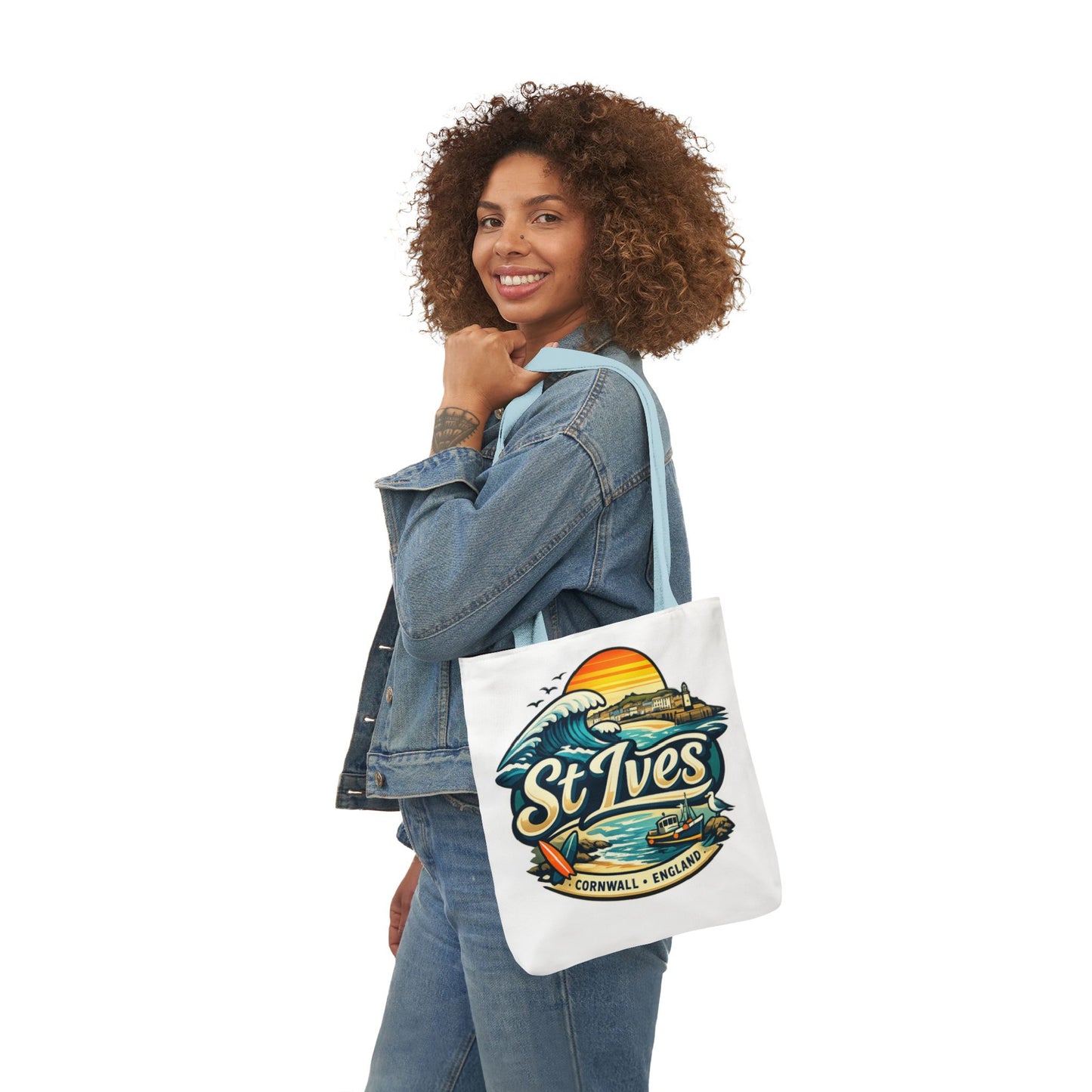 St Ives Cornwall Sunset Tote Bag