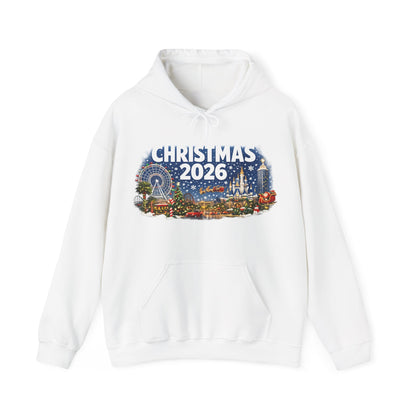 Christmas 2026 Holiday Hoodie — Festive Winter Village Sweatshirt