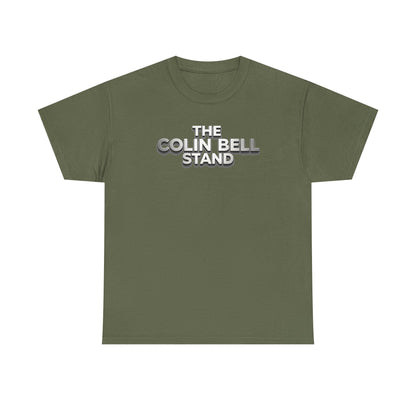 T-Shirt — “The Colin Bell Stand” Retro Chrome Text Tee