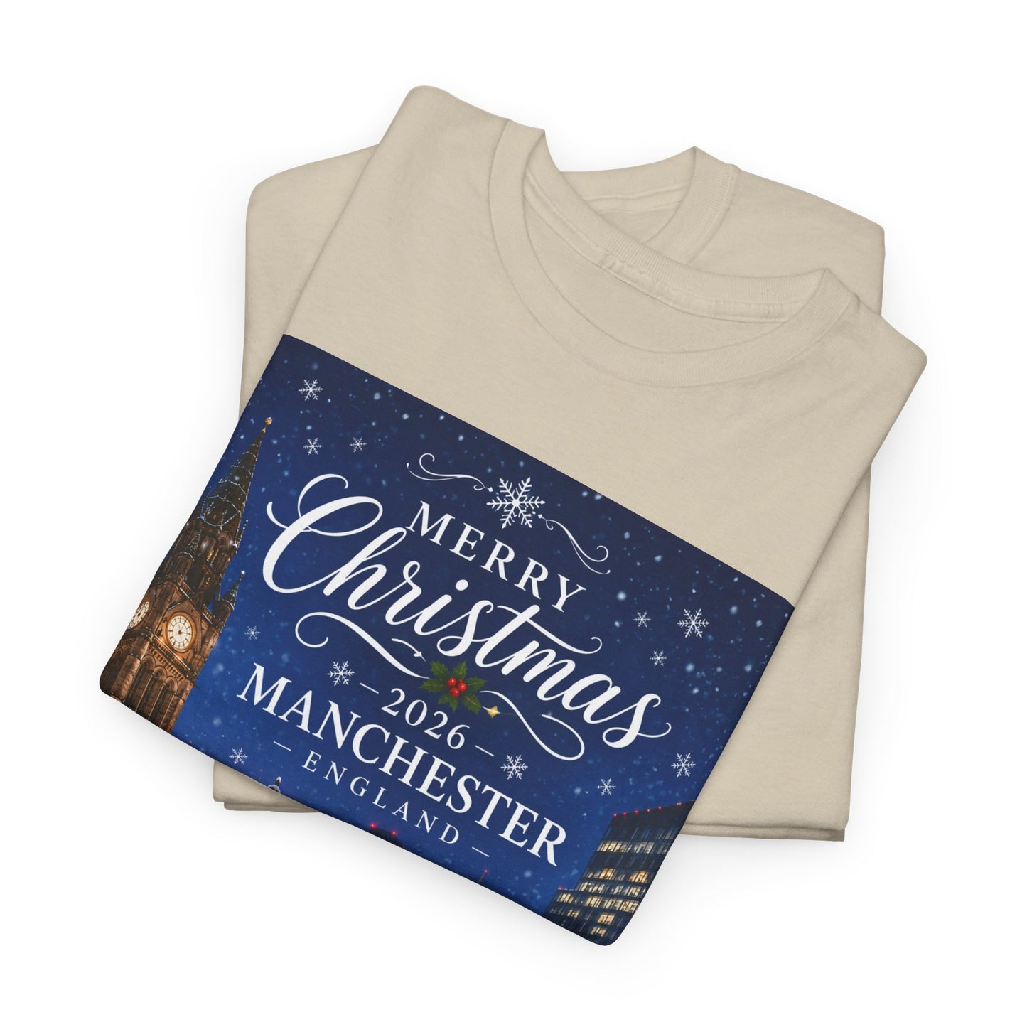Manchester Christmas Tee — Merry Christmas 2026 Holiday T‑Shirt