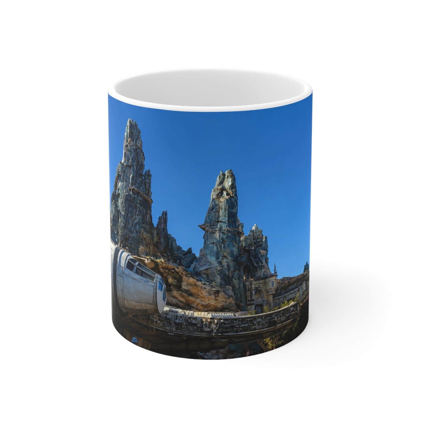 Galaxy's Edge Falcon Scene Ceramic Coffee Mug — 11oz & 15oz