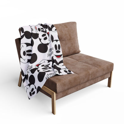 Mickey Mouse Fleece Blanket — Soft Disney Character Throw