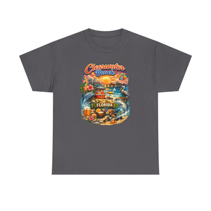 Clearwater Beach Florida Vintage Vacation T-Shirt