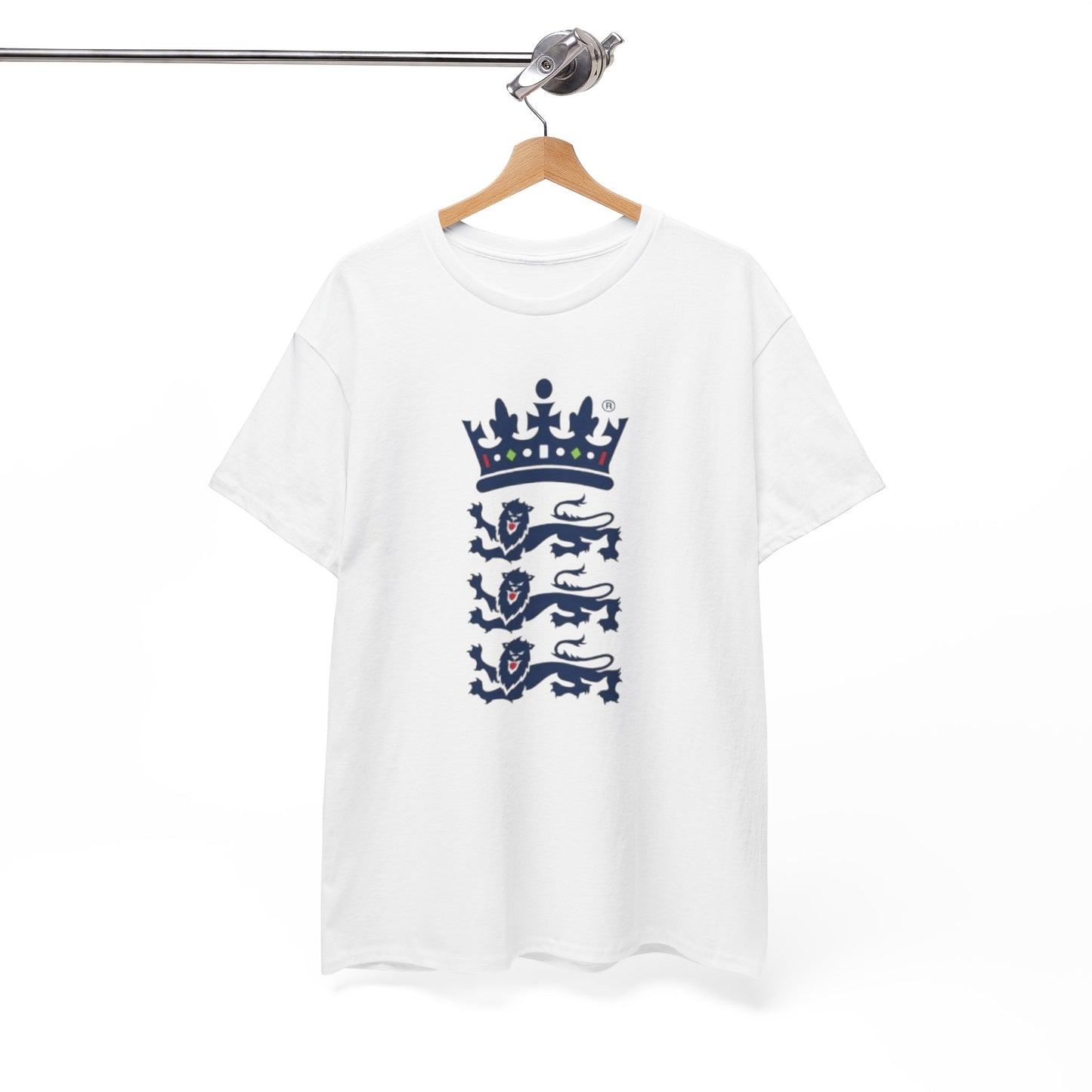 English Cricket T-Shirt — Vintage Cricket Crest Tee