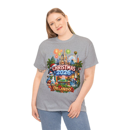Christmas 2026 Orlando T-Shirt — Holiday Theme Park Souvenir Tee