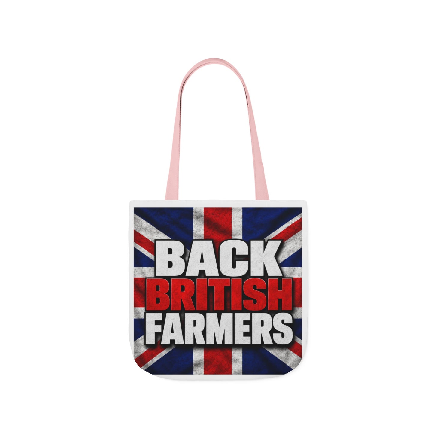 Back British Farmers Canvas Tote Bag — Union Jack Farming Support Tote