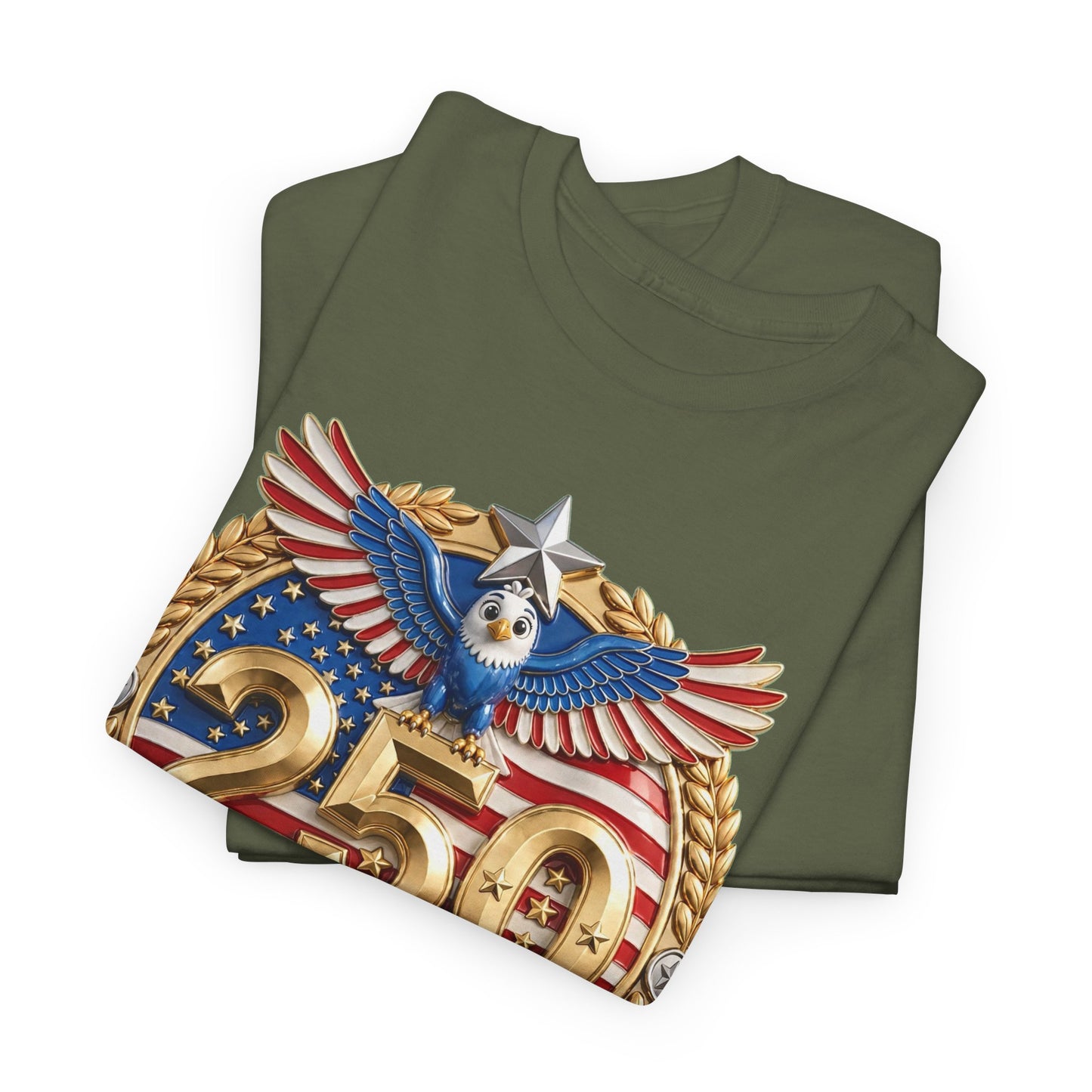 250th USA Anniversary T-Shirt – 1776–2026 Patriotic Eagle Emblem Tee