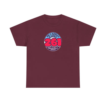 Piccadilly Radio '261' Logo T‑Shirt — Vintage Unofficial Radio Station Graphic Tee