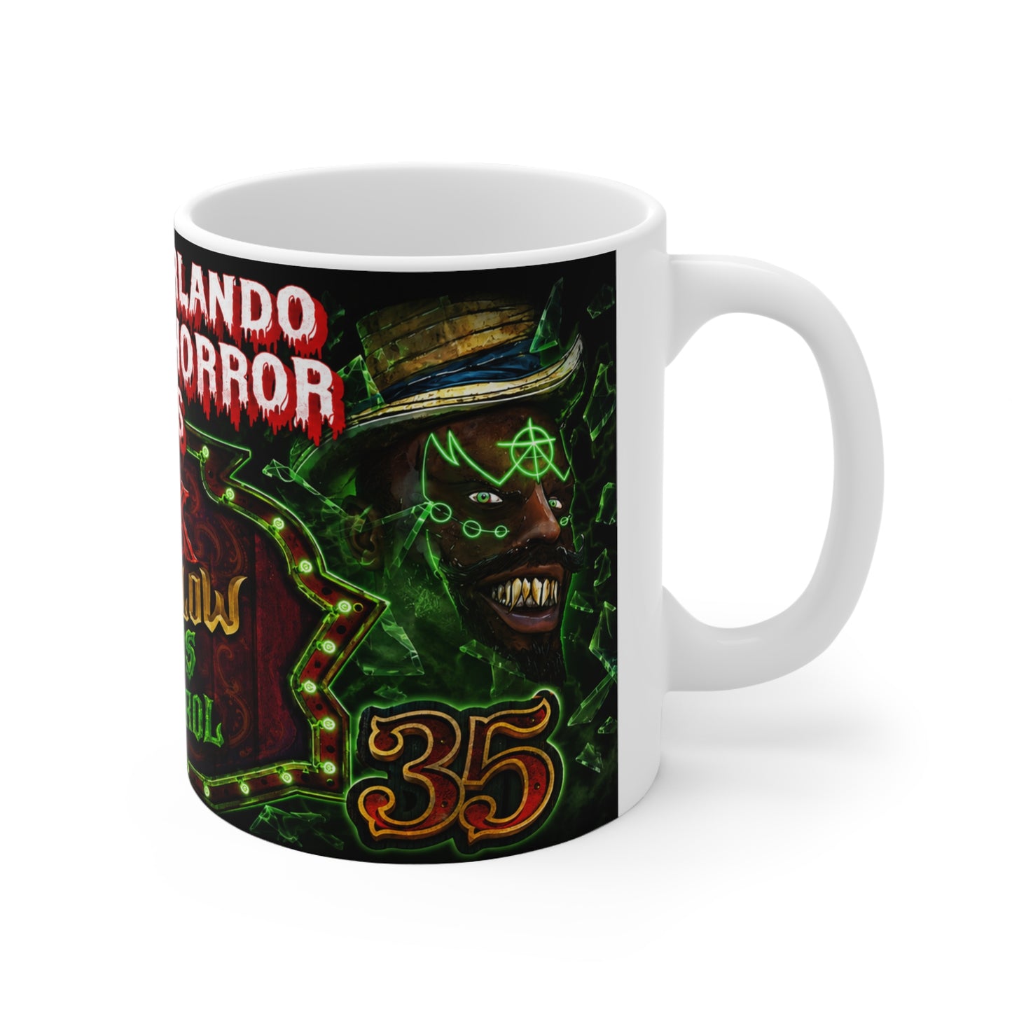 Universal Orlando Halloween Horror Nights Jack Oddfellow Chaos Control Mug