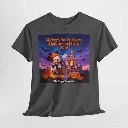 Halloween Party T‑Shirt — "Not So Scary" 2026 Magic Kingdom Tee