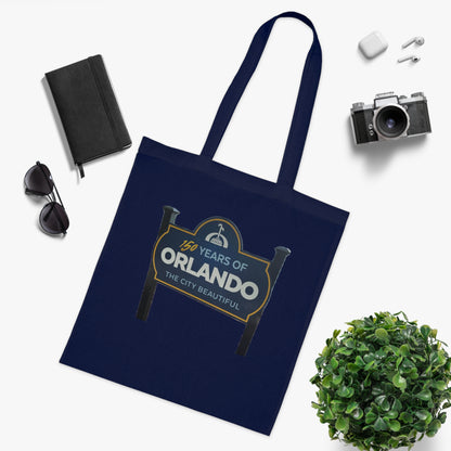Orlando 150 Years Tote Bag — 'The City Beautiful' Cotton Market Tote