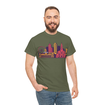 Orlando City Skyline T-Shirt — Colorful Urban Landmark Graphic Tee
