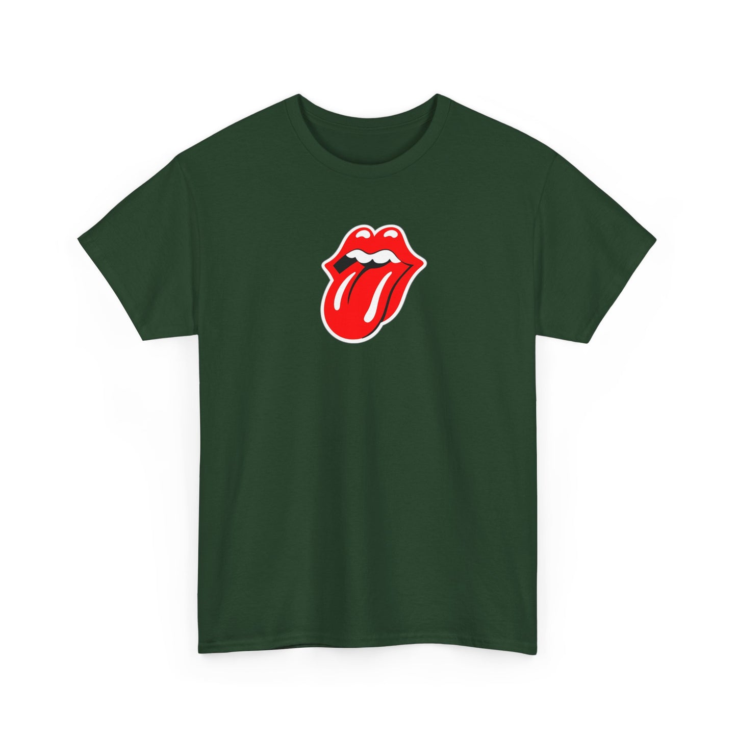 Rock Retro Red Tongue and Lips Graphic Tee