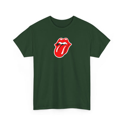 Rock Retro Red Tongue and Lips Graphic Tee
