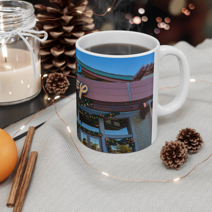 World of Disney Store Sign Ceramic Mug — Theme Park Souvenir Coffee Cup (11oz & 15oz)