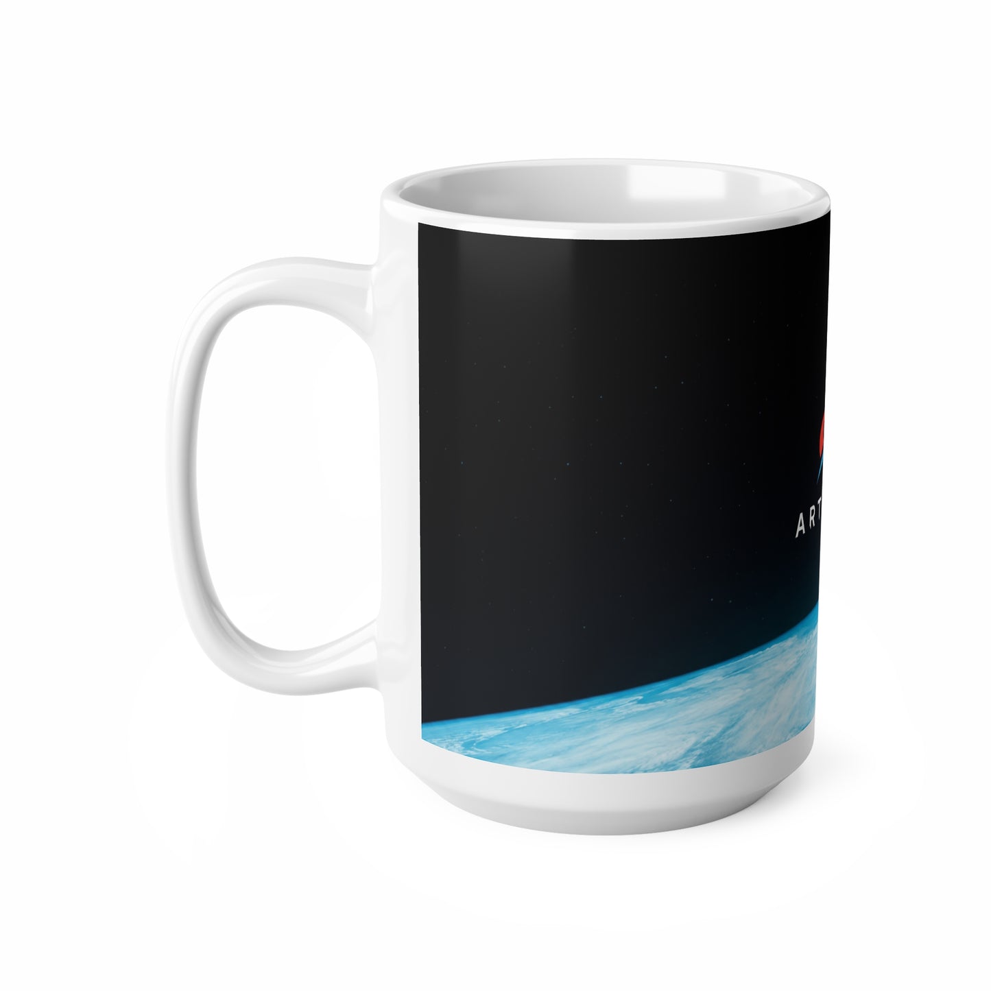 Artemis III Logo Ceramic Coffee Mug — Space Mission 11oz & 15oz