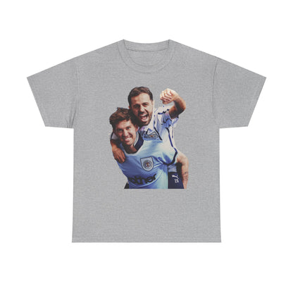 Soccer Celebration T-Shirt — Vintage Team Goal Photo Tee
