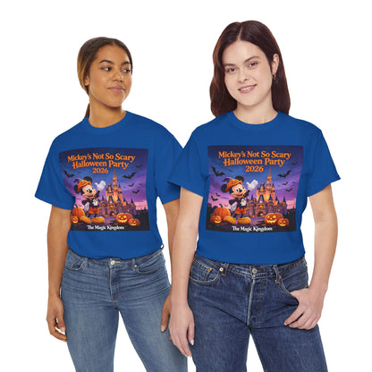 Halloween Party T‑Shirt — "Not So Scary" 2026 Magic Kingdom Tee