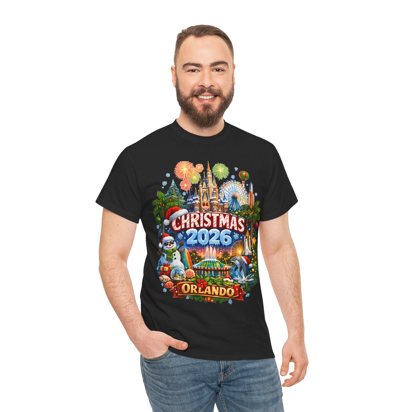 Christmas 2026 Orlando T-Shirt — Holiday Theme Park Souvenir Tee