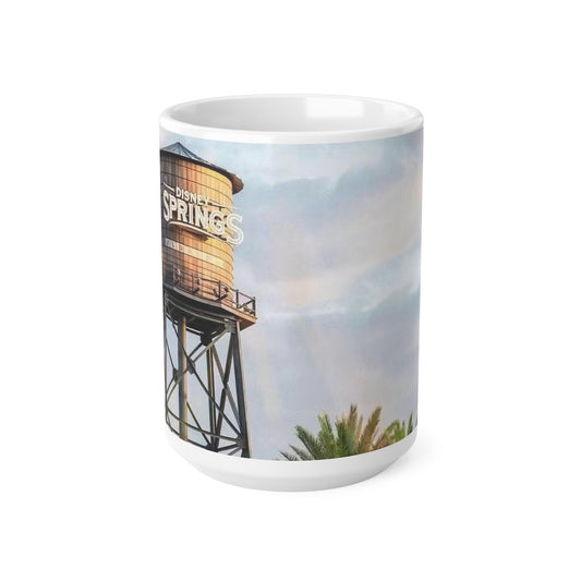 Disney Springs Water Tower Ceramic Coffee Mug — 11oz & 15oz