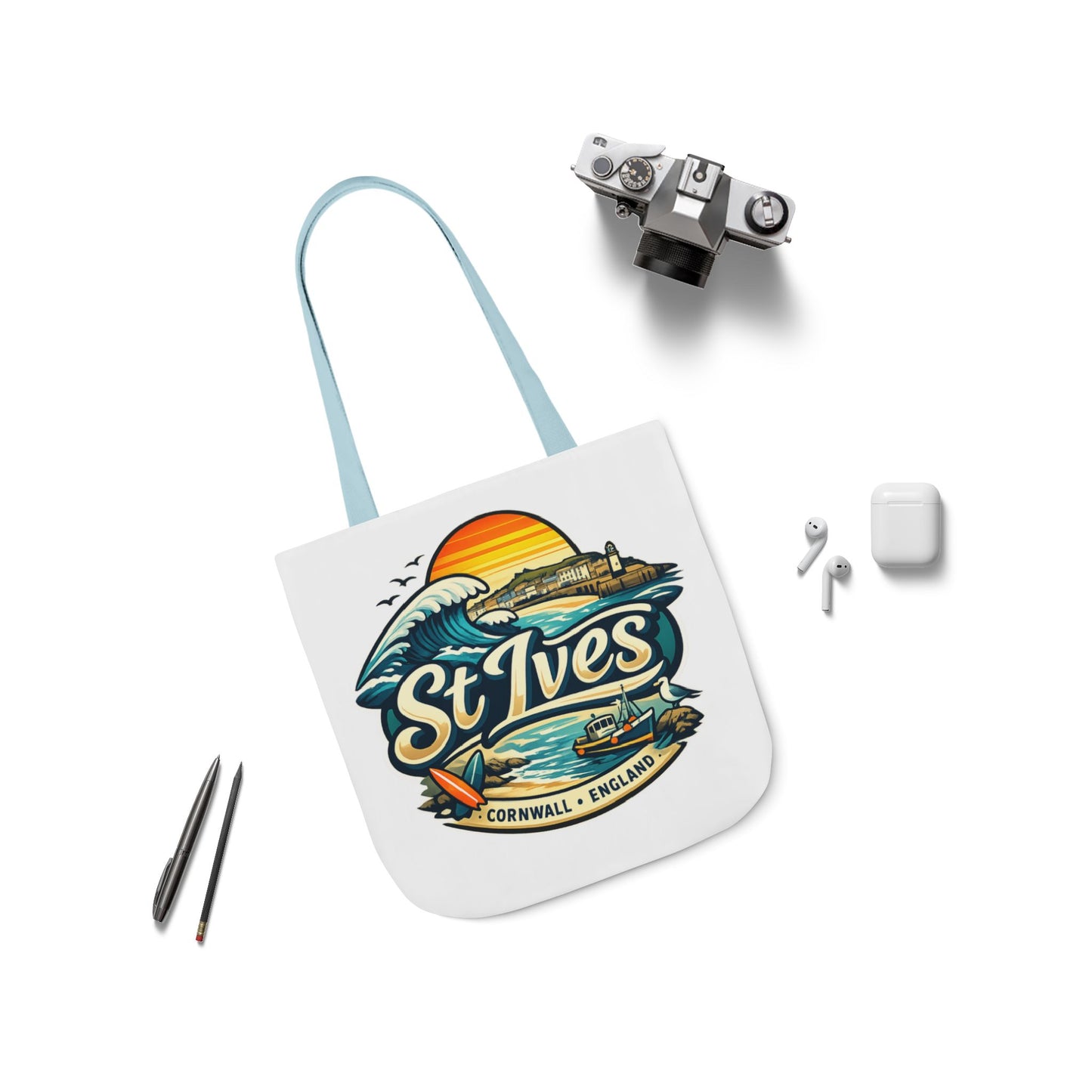 St Ives Cornwall Sunset Tote Bag