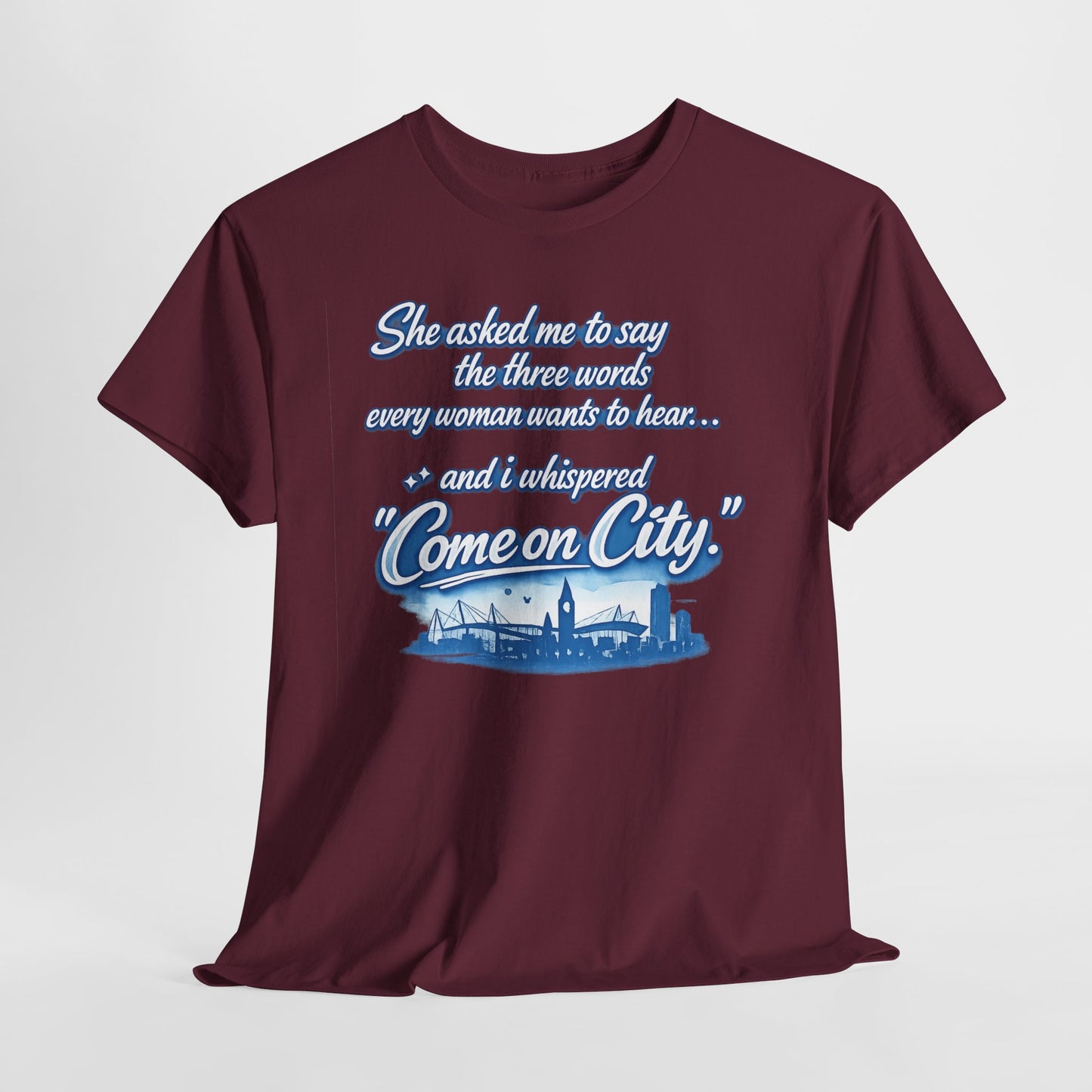 Come on City Skyline Tee — Retro Script Urban Pride T‑Shirt
