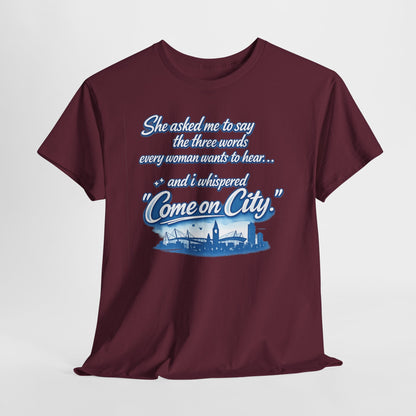 Come on City Skyline Tee — Retro Script Urban Pride T‑Shirt