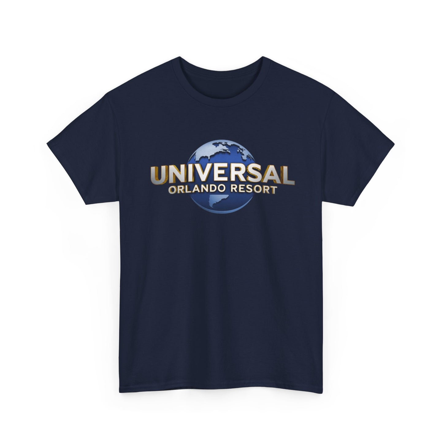 Universal Orlando Resort T‑Shirt — Retro Globe Logo Souvenir Tee