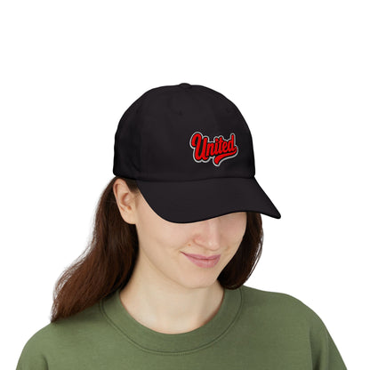 United Script Dad Cap