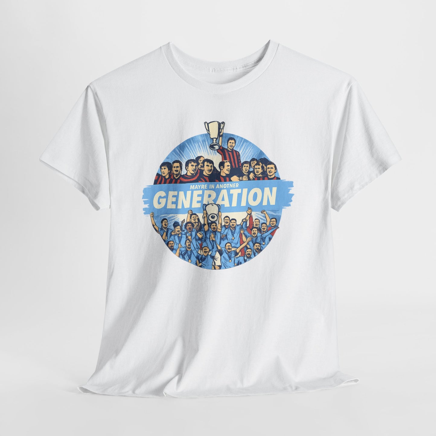Manchester City Maybe in Another Generation Champions T‑Shirt — Retro Team Fan Tee