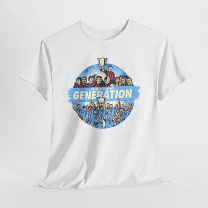 Manchester City Maybe in Another Generation Champions T‑Shirt — Retro Team Fan Tee