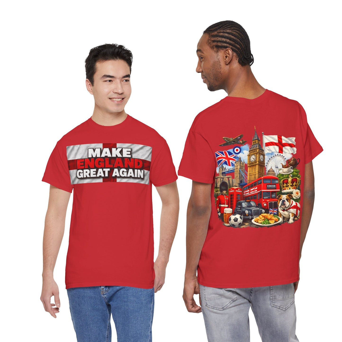England Pride T-Shirt — "Make England Great Again" Graphic Tee