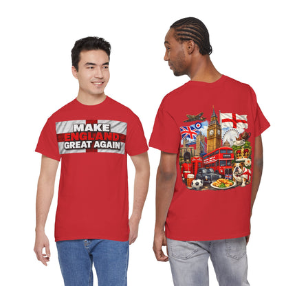 England Pride T-Shirt — "Make England Great Again" Graphic Tee