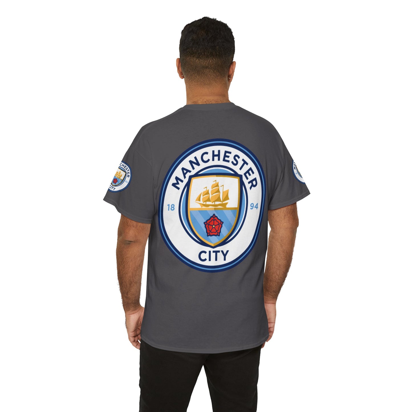 Manchester City Crest T-Shirt — Football Club Logo Tee