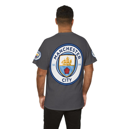 Manchester City Crest T-Shirt — Football Club Logo Tee