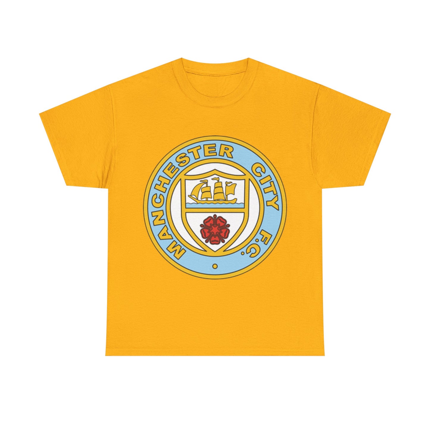 Manchester City FC Retro Crest T-Shirt – Retro Football Fan Tee