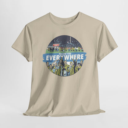 Manchester City T-Shirt — Follow Me Everywhere Soccer Fan Design