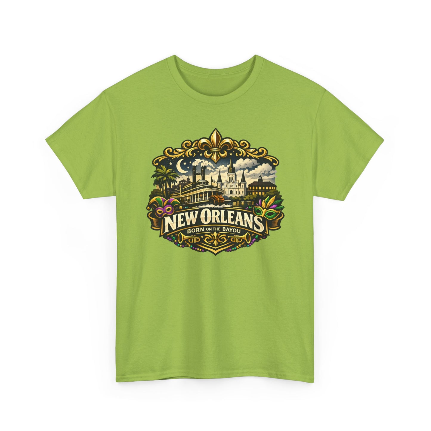 New Orleans Vintage Badge Tee — Crescent City Souvenir T-Shirt