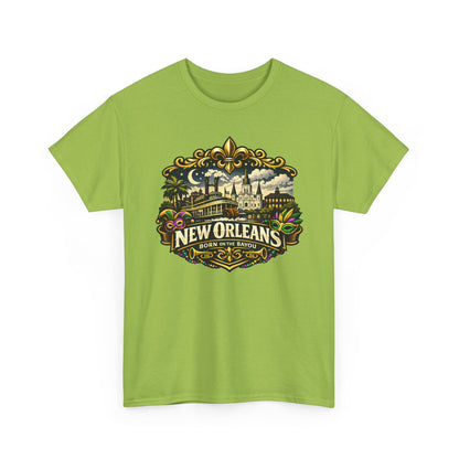 New Orleans Vintage Badge Tee — Crescent City Souvenir T-Shirt